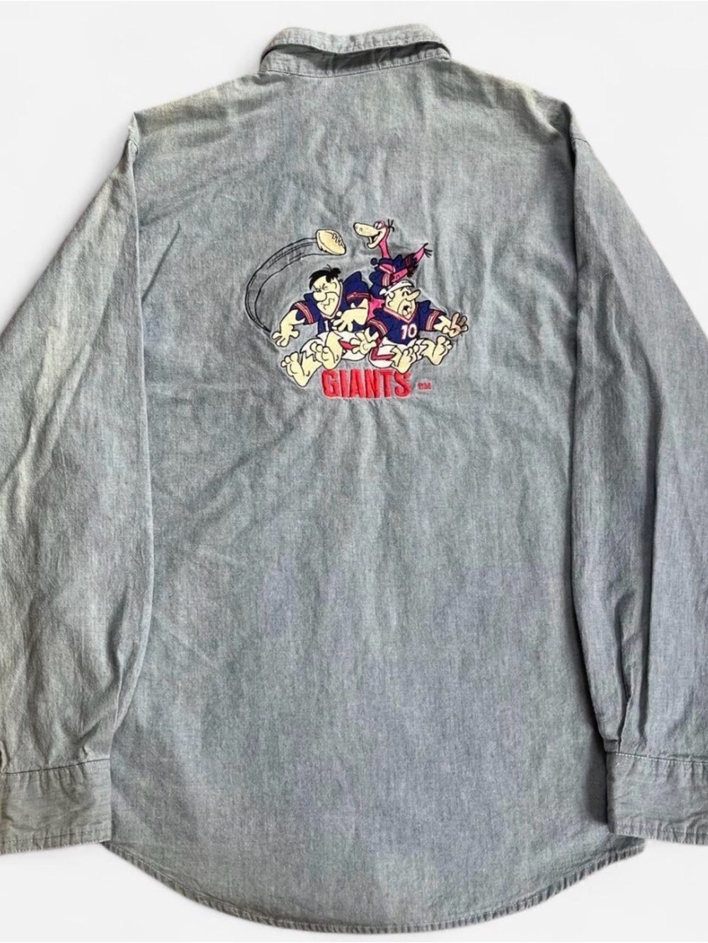 Vintage 1990s NFL New York Giants x Fred Flintstone Shirt Size Large